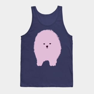 Pink Fluffy Dog Tank Top